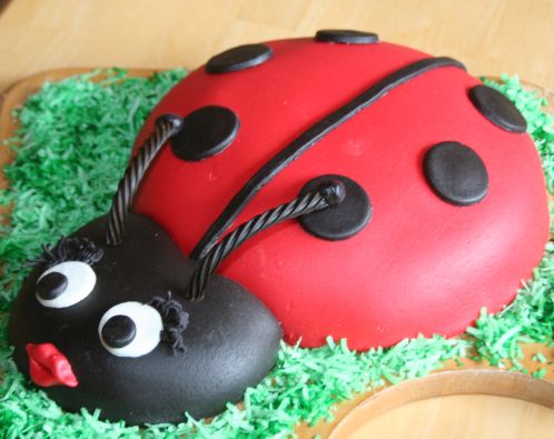 Cake decorating LadyBug Cake/Miraculous tutorial, boiled icing! - YouTube