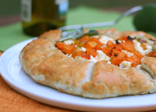 Butternut Squash and Goat Cheese Galette - The Local Palate