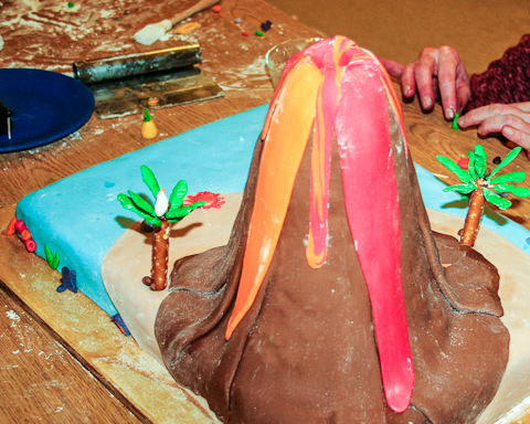 Volcano Cake