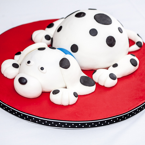 Fondant dalmatian hot sale dog