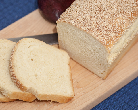 White Bread with Sesame Seeds