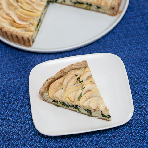 Blue Cheese Apple Tart