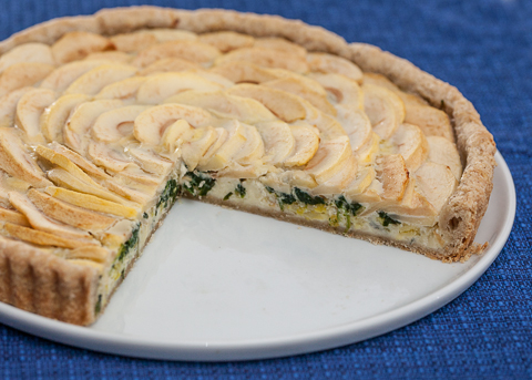 Blue Cheese Apple Tart