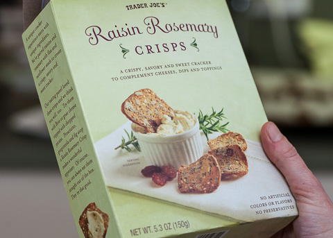 Raisin Rosemary Crisps