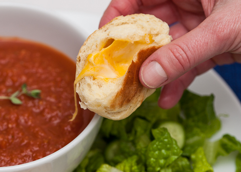 Cheese-Stuffed Dinner Rolls