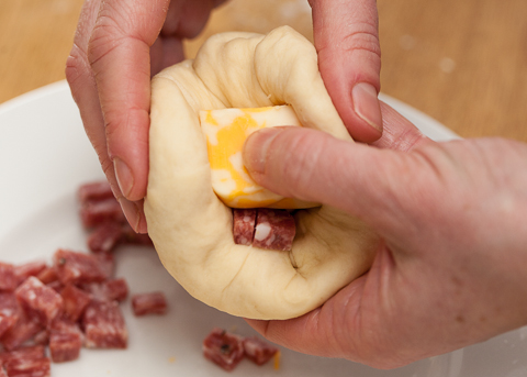 Cheese-Stuffed Dinner Rolls