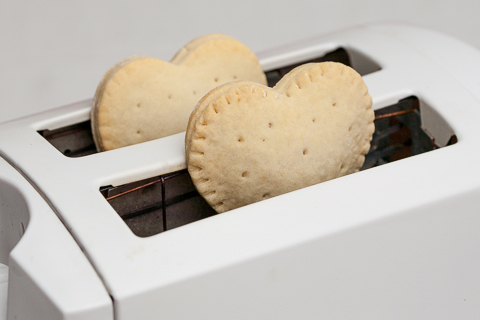 Heart Shaped Toaster Pastries