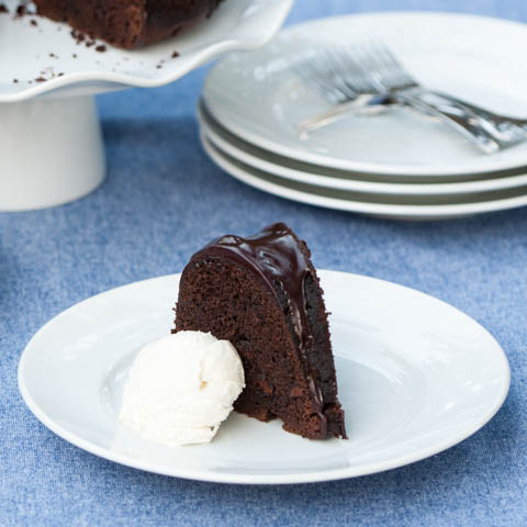 Kahlua Chocolate Bundt Cake