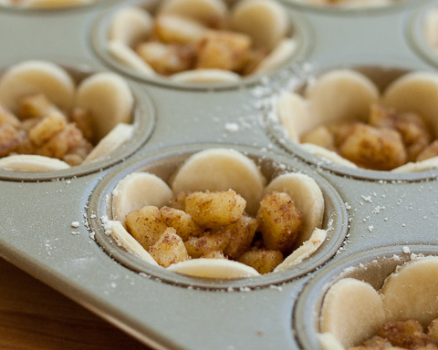 Mini Apple Pies with Pecan Streusel Topping | Flour Arrangements