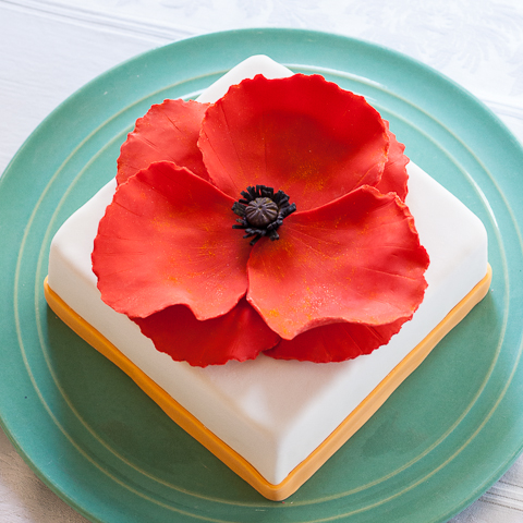 Poppy Cake | Flour Arrangements