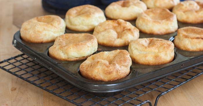How to Make Popovers (in a muffin tin) - The Frugal Girl