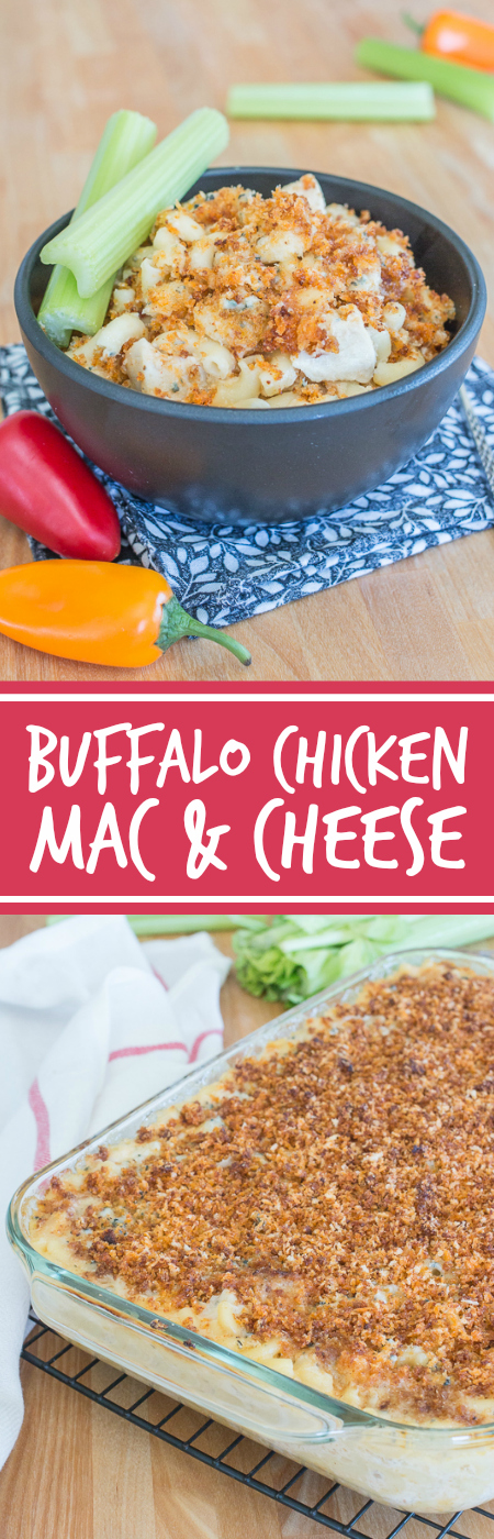 Buffalo Chicken Macaroni and Cheese